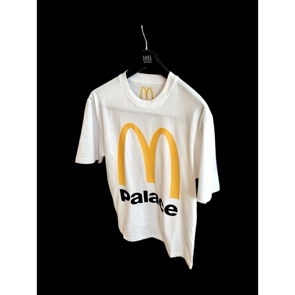 Palace‎ x McDonald's Logo T-shirt Sz Medium Tee White